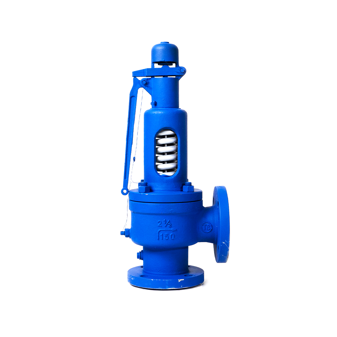 Angle Type Relief Valve with Flange Connection