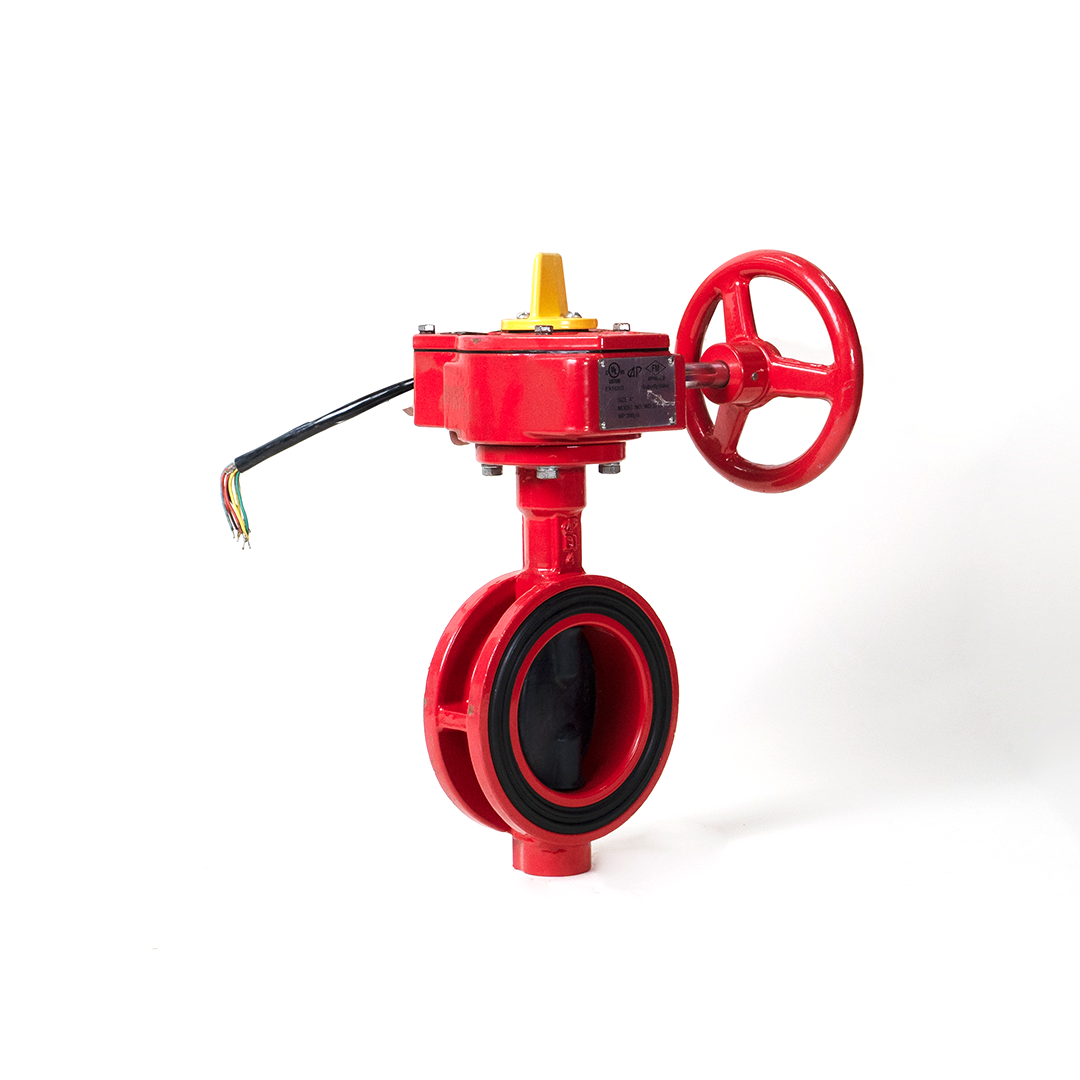 Grooved Butterfly Valve with Tamper Switch – UL/FM