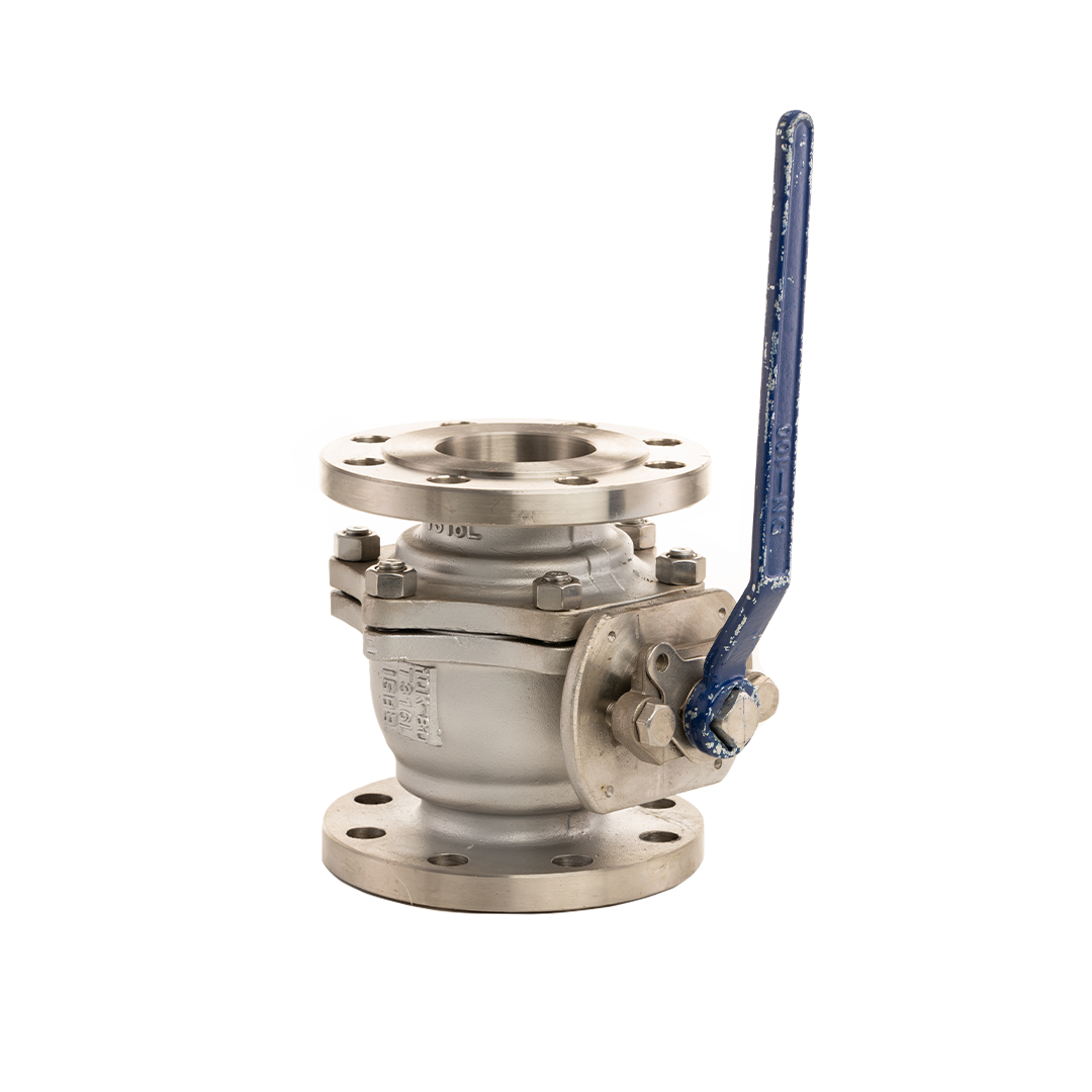 Stainless Two-Piece Flanged Ball Valve