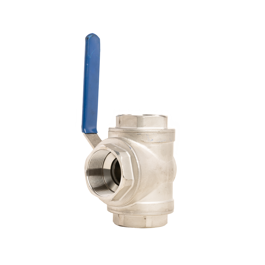 Stainless Three-Way Ball Valve