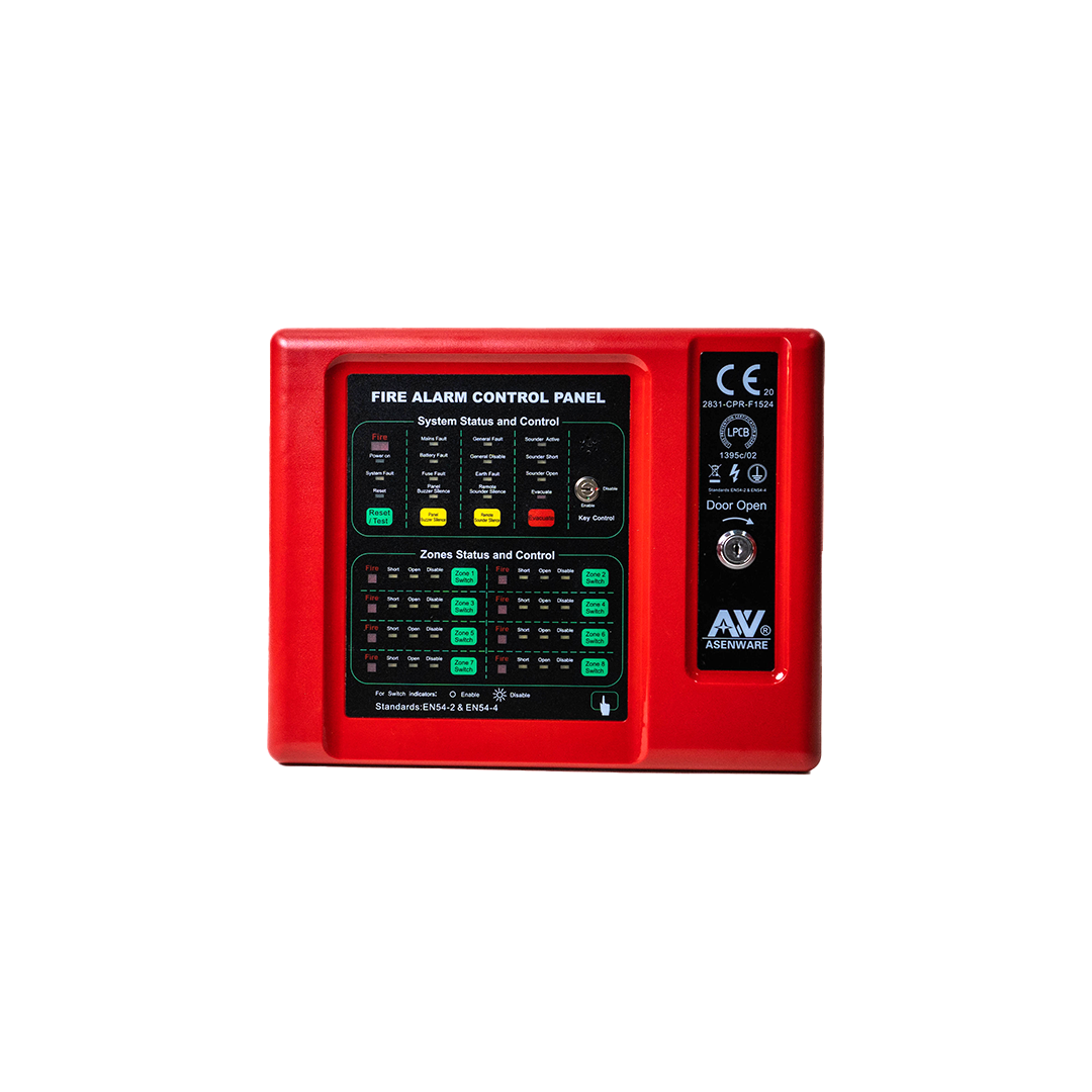 8 Zone Fire Alarm Control Panel – JS GLOBAL HARDWARE